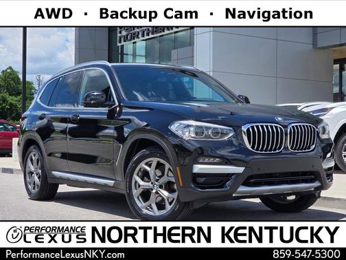 Black Sapphire Metallic 2021 BMW X3 xDrive30i
