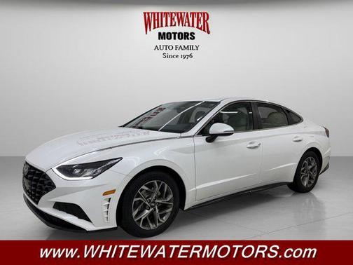 Quartz White 2021 Hyundai SONATA SEL