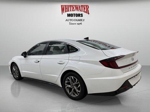 Quartz White 2021 Hyundai SONATA SEL