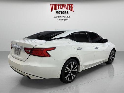 Pearl White 2018 Nissan Maxima 3.5 S