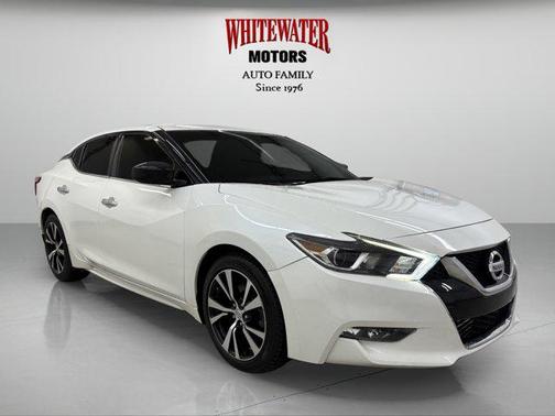 Pearl White 2018 Nissan Maxima 3.5 S