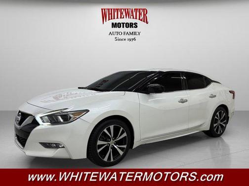 Pearl White 2018 Nissan Maxima 3.5 S