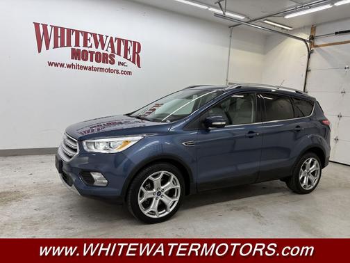 Blue Metallic 2018 Ford Escape Titanium