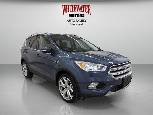 Blue Metallic 2018 Ford Escape Titanium
