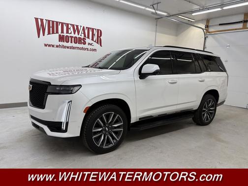 Crystal White Tricoat 2021 Cadillac Escalade Sport