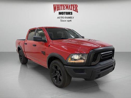 Flame Red Clearcoat 2024 RAM 1500 Classic Warlock Crew Cab 4x2 5'7' Box