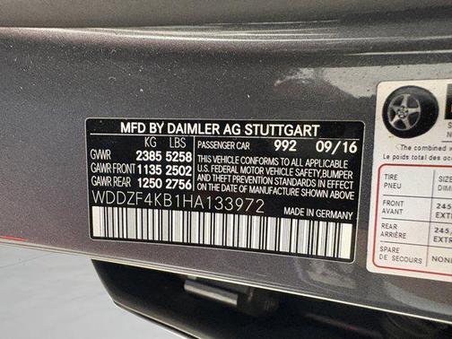 2017 Mercedes-Benz E-Class 4MATIC