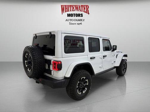Bright White Clearcoat 2024 Jeep Wrangler 4xe Rubicon X