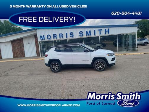 Bright White Clearcoat 2025 Jeep Compass Limited