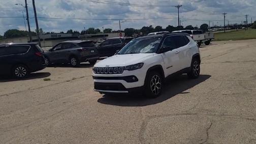Bright White Clearcoat 2025 Jeep Compass Limited