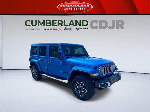 Hydro Blue Pearlcoat 2026 Jeep Wrangler 4-Door Sahara 4x4