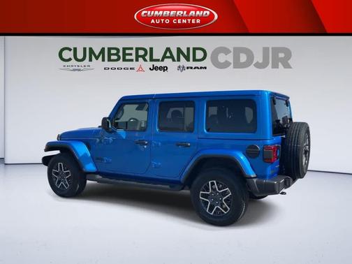 Hydro Blue Pearlcoat 2026 Jeep Wrangler 4-Door Sahara 4x4