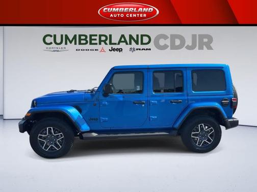 Hydro Blue Pearlcoat 2026 Jeep Wrangler 4-Door Sahara 4x4