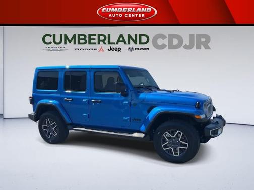 Hydro Blue Pearlcoat 2026 Jeep Wrangler 4-Door Sahara 4x4