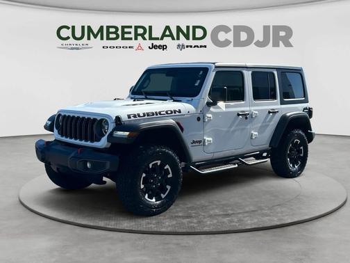 Bright White Clearcoat 2025 Jeep Wrangler Rubicon