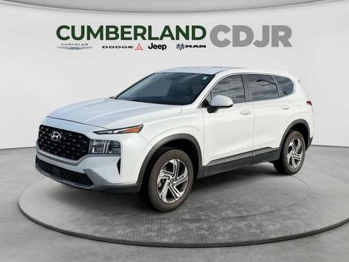Quartz White 2021 Hyundai SANTA FE SE