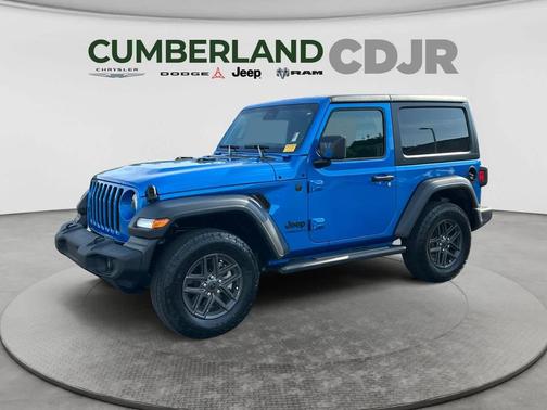 Hydro Blue Pearlcoat 2024 Jeep Wrangler Sport S