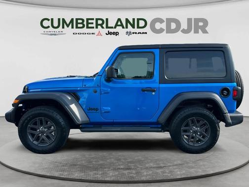 Hydro Blue Pearlcoat 2024 Jeep Wrangler Sport S