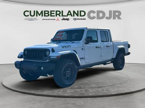 Bright White Clearcoat 2025 Jeep Gladiator Willys