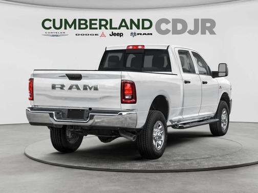 Bright White Clearcoat 2025 RAM 2500 Laramie Crew Cab 4x4 6'4' Box