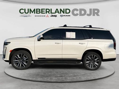 Crystal White Tricoat 2021 Cadillac Escalade Sport Platinum