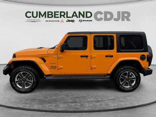 ORANGE 2021 Jeep Wrangler Unlimited Sahara