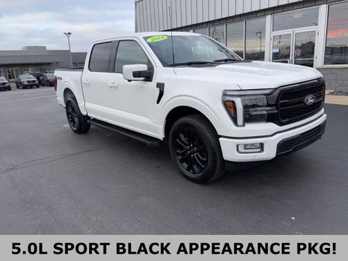 STAR WHITE METALLIC TRICOAT 2024 Ford F-150 LARIAT