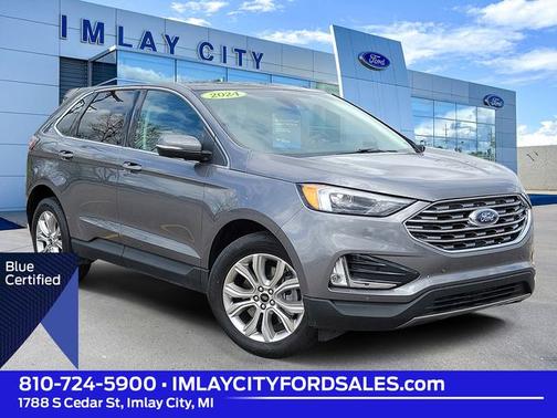 CARBONIZED GRAY 2024 Ford Edge TITANIUM