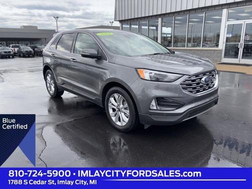 CARBONIZED GRAY 2024 Ford Edge TITANIUM