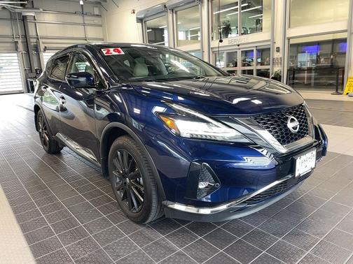 Deep Ocean Blue Pearl 2024 Nissan Murano SL Intelligent AWD