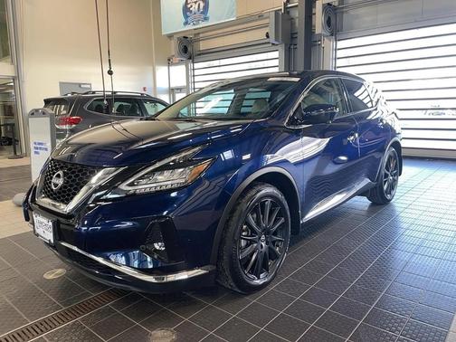 Deep Ocean Blue Pearl 2024 Nissan Murano SL Intelligent AWD