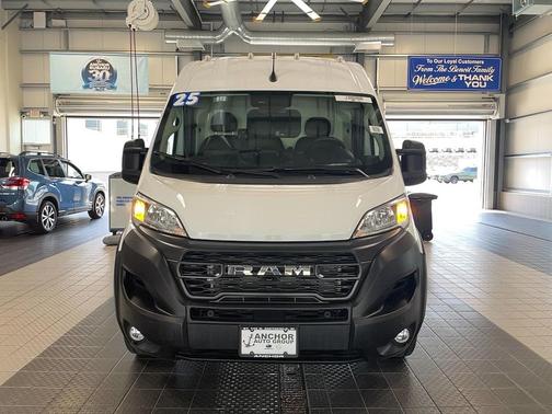 Bright White 2025 RAM ProMaster 3500 High Roof