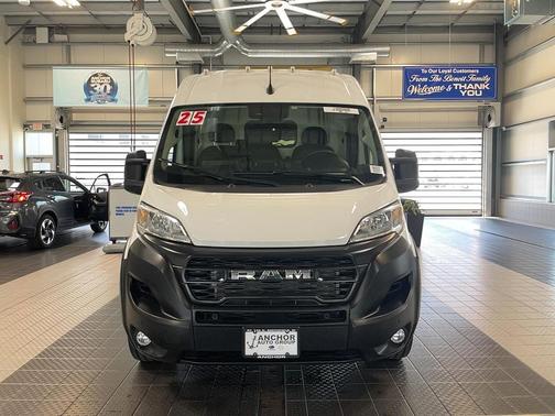 Bright White 2025 RAM ProMaster 3500 High Roof