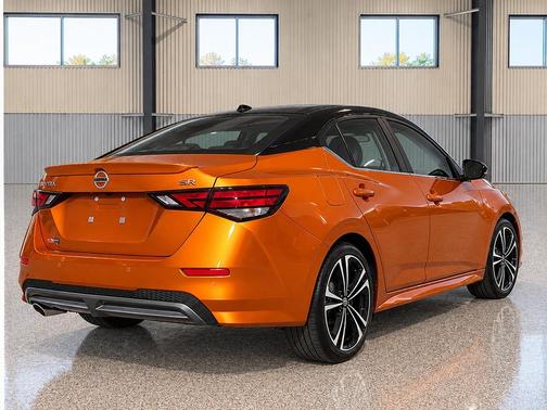 Monarch Orange Metallic W  Black Roof 2023 Nissan Sentra SR