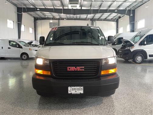 Summit White 2025 GMC Savana 2500 RWD 3500 Extended Wheelbase Work Van
