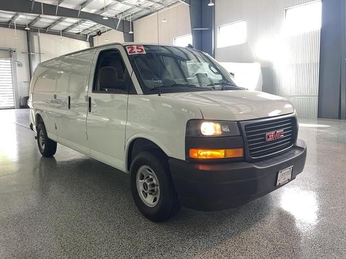 Summit White 2025 GMC Savana 2500 RWD 3500 Extended Wheelbase Work Van