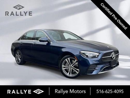 Blue 2023 Mercedes-Benz E-Class E 350 4MATIC