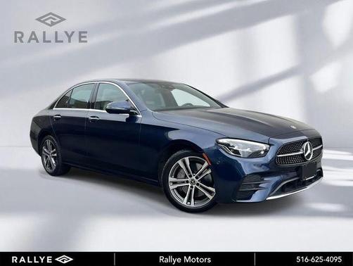 Blue 2023 Mercedes-Benz E-Class E 350 4MATIC