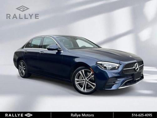 Blue 2023 Mercedes-Benz E-Class E 350 4MATIC