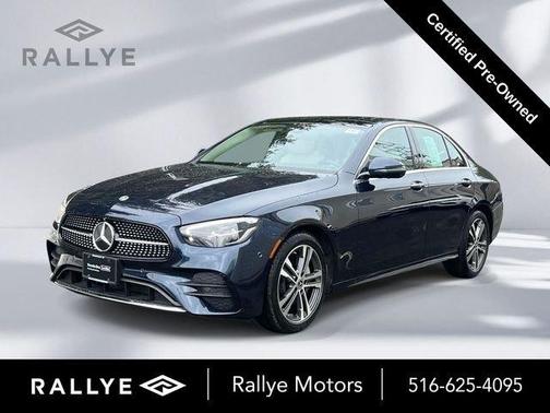 Blue 2023 Mercedes-Benz E-Class E 350 4MATIC
