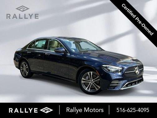 Blue 2022 Mercedes-Benz E-Class E 350 4MATIC