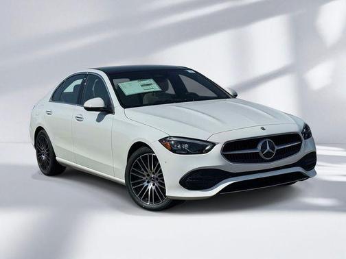 White 2026 Mercedes-Benz C-Class C 300 4MATIC