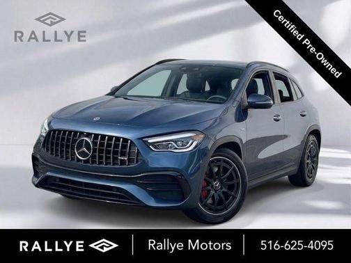 Blue 2021 Mercedes-Benz AMG GLA 35 Base