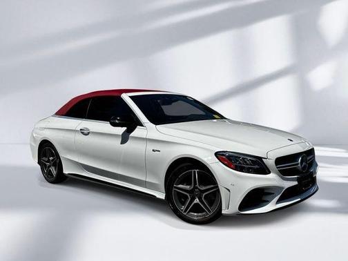 Polar White 2022 Mercedes-Benz AMG C 43 Base 4MATIC