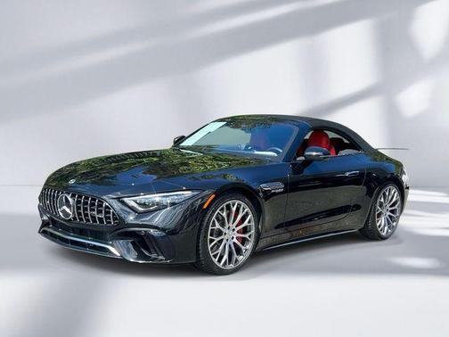 Obsidian Black Metallic 2022 Mercedes-Benz AMG SL 55 Base