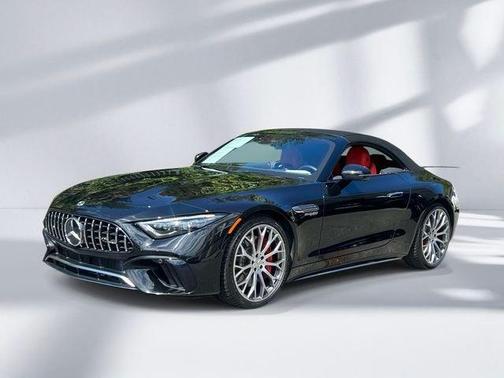 Obsidian Black Metallic 2022 Mercedes-Benz AMG SL 55 Base