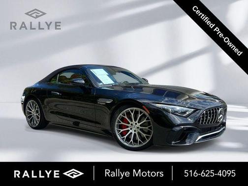 Obsidian Black Metallic 2022 Mercedes-Benz AMG SL 55 Base