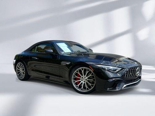 Obsidian Black Metallic 2022 Mercedes-Benz AMG SL 55 Base