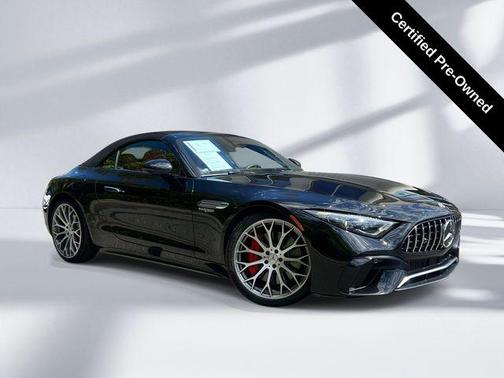 Obsidian Black Metallic 2022 Mercedes-Benz AMG SL 55 Base