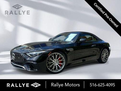 Obsidian Black Metallic 2022 Mercedes-Benz AMG SL 55 Base